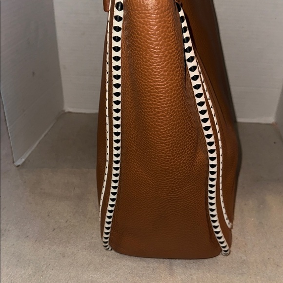 Kate Spade Sheffield Dorma white trim Tote Cognac - Picture 6 of 16